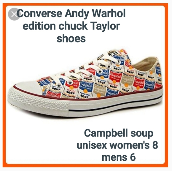 Converse Shoes - 💗 Converse Andy Warhol chuck Taylor shoes m6/ w8